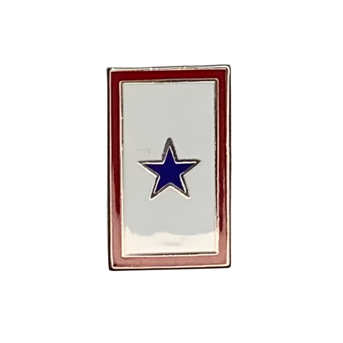 Blue Star One Family Member In Service Lapel Pin 2025