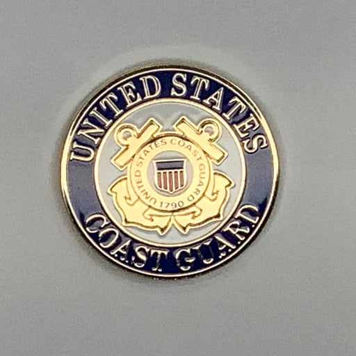 US Coast Guard Logo 1 Inch Lapel Pin 2025