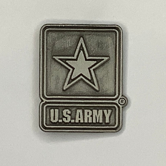 US Army Logo Pewter Lapel Pin 2025