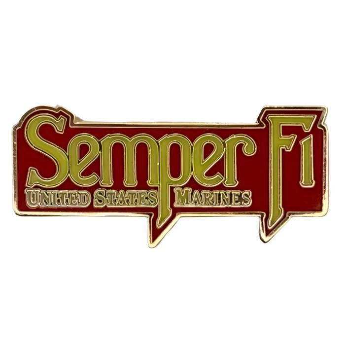 US Marine Corps "Semper Fi" Lapel Pin 2025