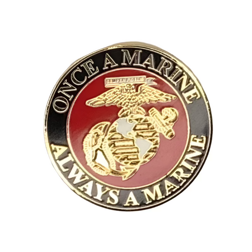 US Marine Corps "Once A Marine" Lapel Pin 2025