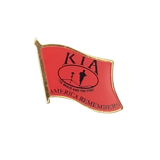 Killed In Action Flag Lapel Pin 2025