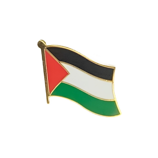 Palestine Flag Lapel Pin 2025