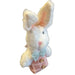 Pink Plaid Bunny Plush Ornament