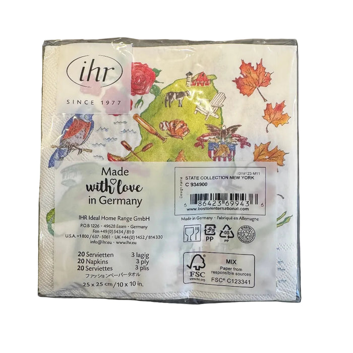 New York State Paper Cocktail Napkins (20 Count)