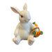 Carrot Bunny Sitting Down Figurine
