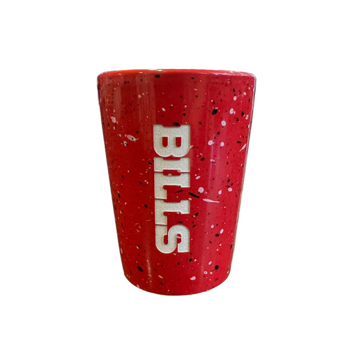 Buffalo Bills Red 2oz Ceramic Shot Glass