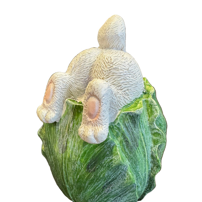 Hiding in Lettuce Easter Bunny Figurines - Set of 3