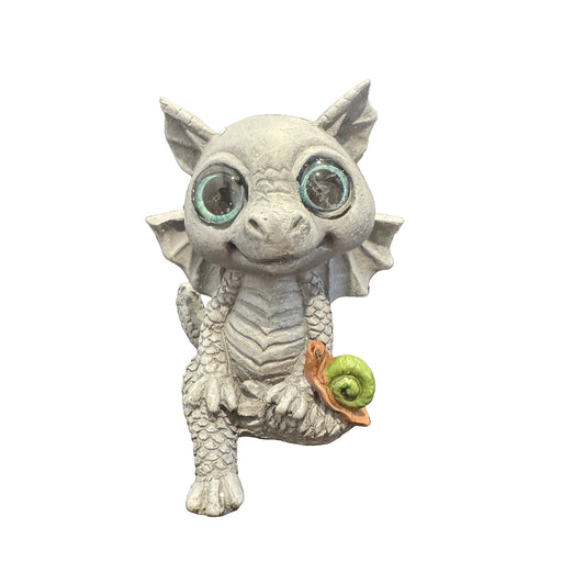 Magical Little Grey Dragon Shelf Sitter