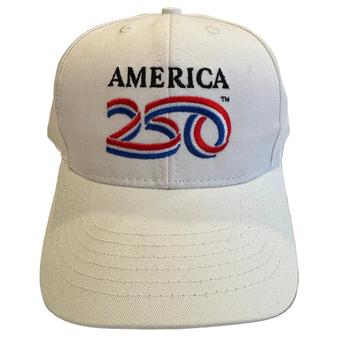 America 250th Snapback White Hat