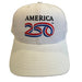 America 250th Snapback White Hat