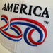 America 250th Snapback White Hat