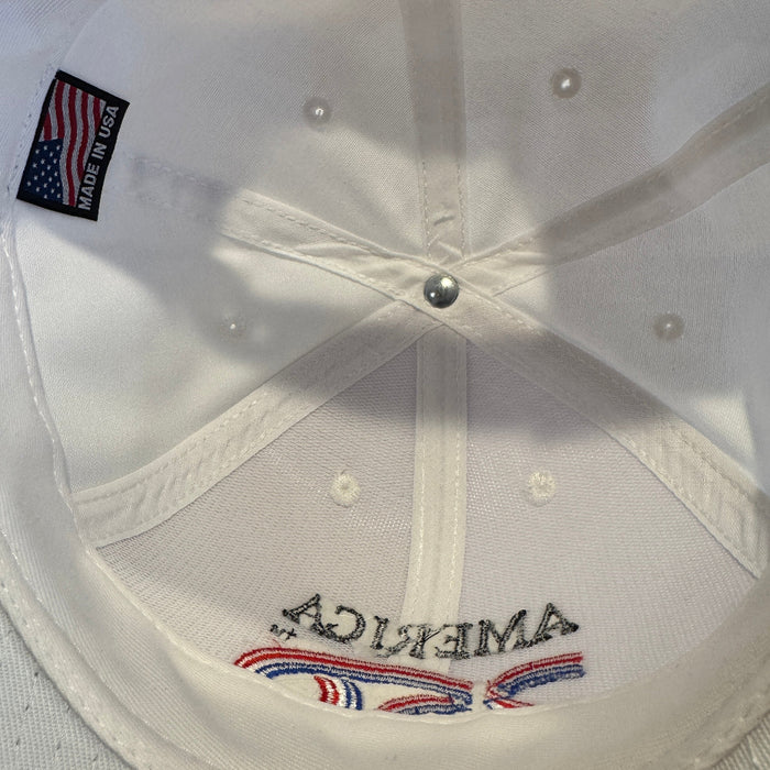 America 250th Snapback White Hat
