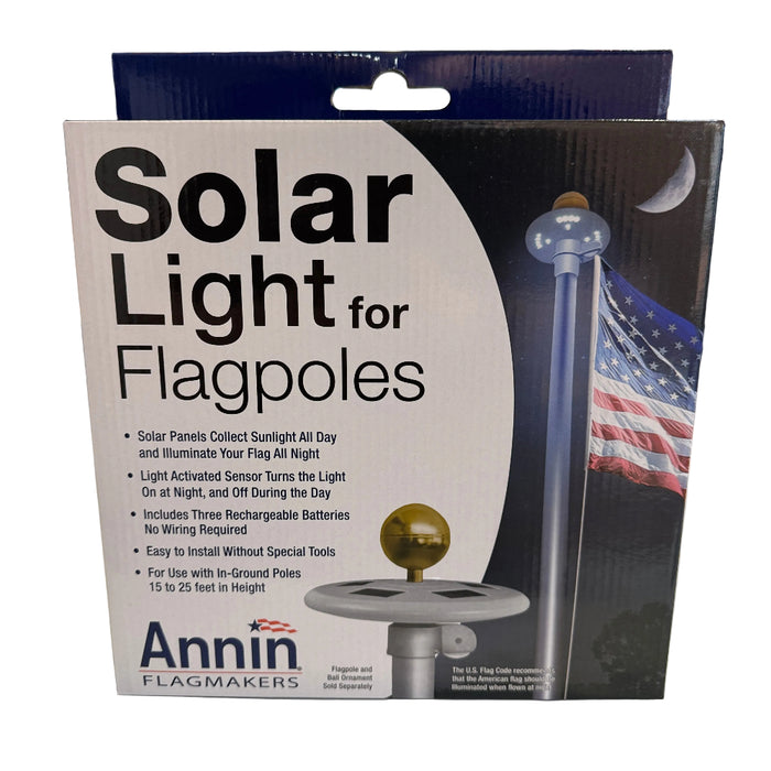 Solar Light for Large In Ground Flagpoles