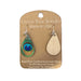 Peacock Feather Wood Earrings