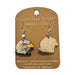 Vibrant Eagle Wood Earrings