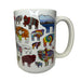 Multi Buffalo Ceramic Art Mug