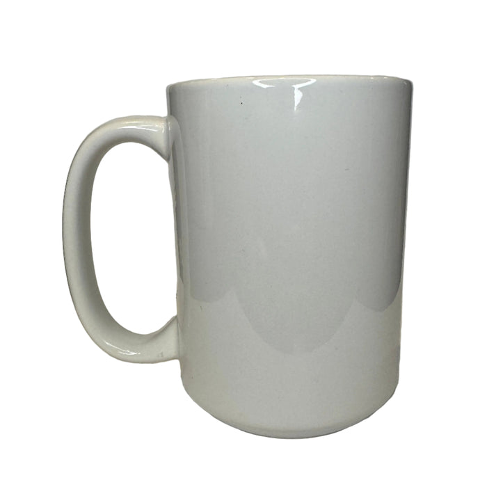 Ceramic Art Mug - plain back side