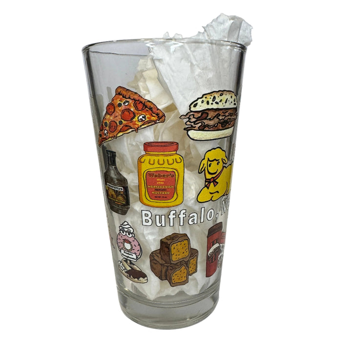 Classic Buffalo Staples Pint Glass