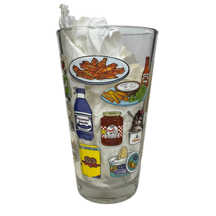 Classic Buffalo Staples Pint Glass