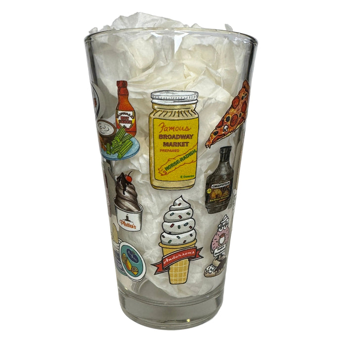 Classic Buffalo Staples Pint Glass