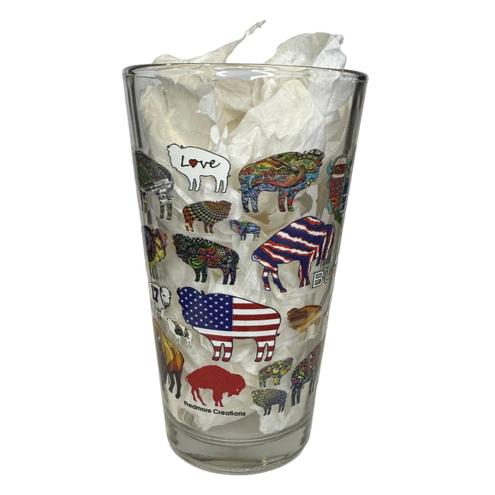 Multi Buffalo Pint Glass