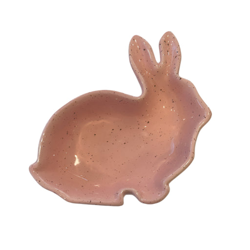 7.5" Pink Easter Rabbit Dolomite Bowl