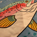 Trout Applique Garden Flag