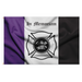 In Memoriam Fire Department Polyester Flag - Made in USA