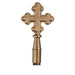 Botonee Cross Solid Brass Pole Topper