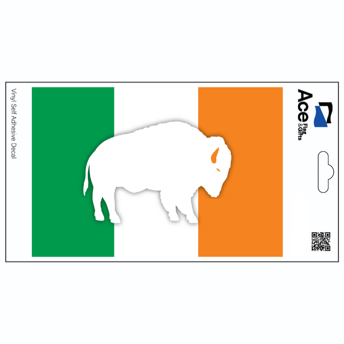 Irish Buffalo Decal - Made in USA