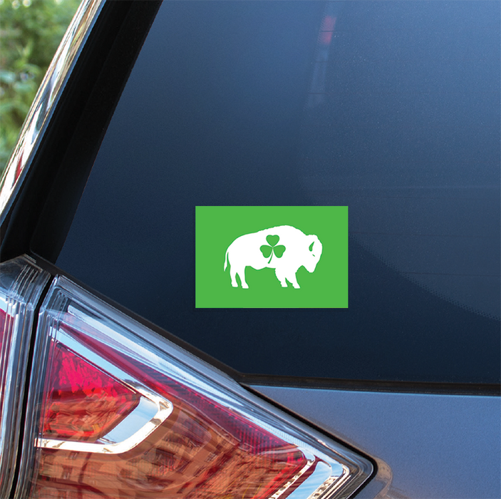 Irish Green Buffalo Decal - Made in USA