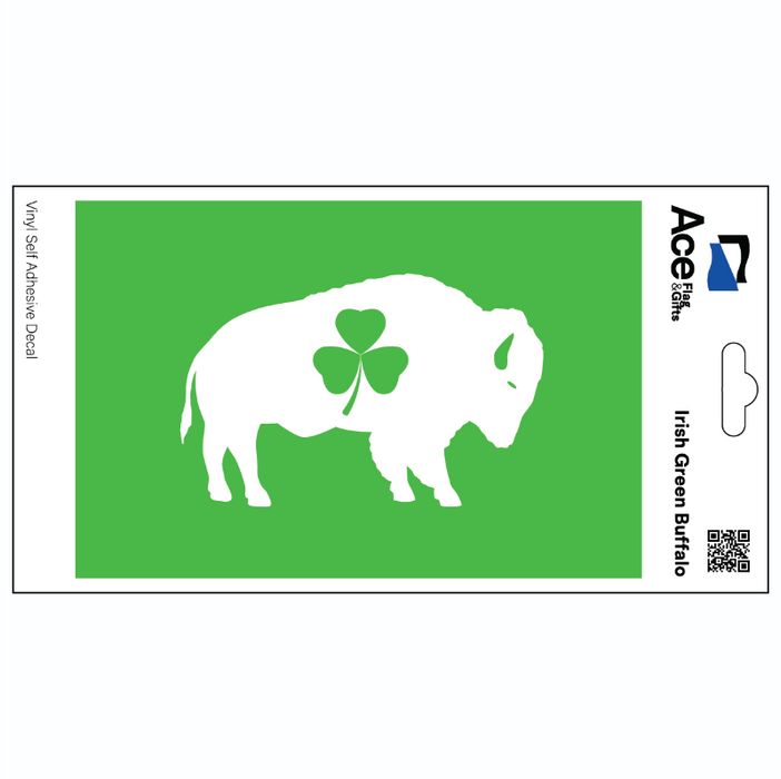 Irish Green Buffalo Decal - Made in USA