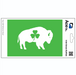 Irish Green Buffalo Decal - Made in USA