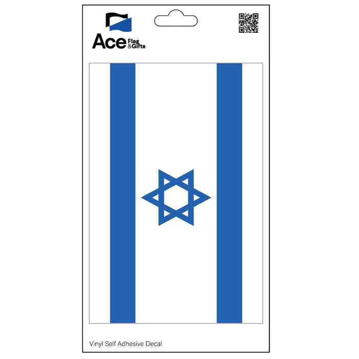 Israel Flag Decal - Made in the USA