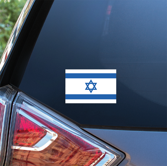 Israel Flag Decal - Made in the USA