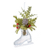 Mistletoe Ice Skate Acrylic Ornament