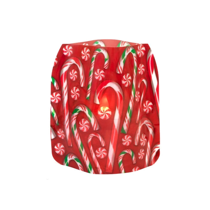 Christmas Candy Canes Expandable Luminary Lanterns