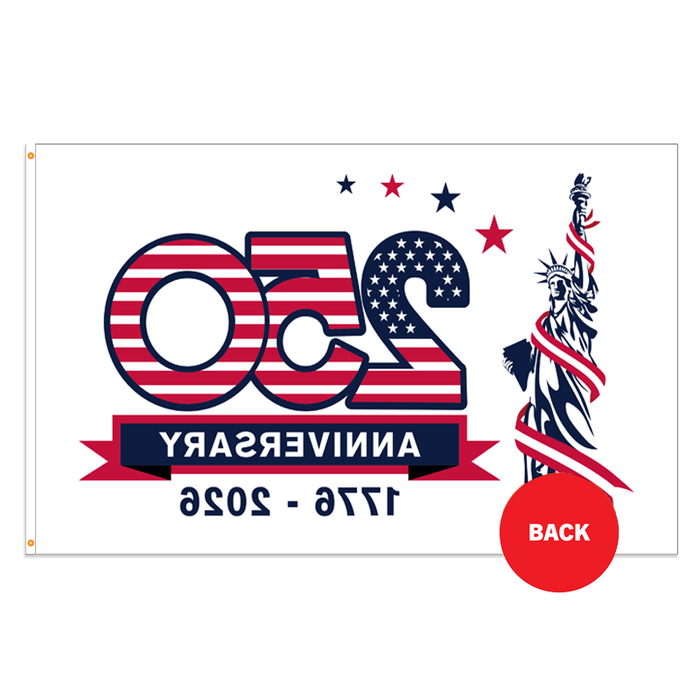 *Pre-Order* Lady Liberty America 250 Polyester Flag - Made in USA