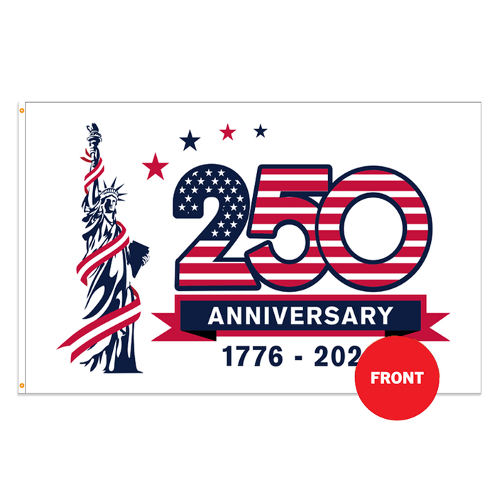 *Pre-Order* Lady Liberty America 250 Polyester Flag - Made in USA