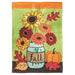 Fall Mums Mason Jars Banner Flag