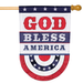 God Bless America Bunting Banner Flag