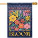 Live Life in Full Bloom Banner Flag