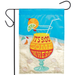 Hurricane 5 O'Clock Applique Garden Flag