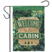 Welcome to Our Cabin Garden Flag