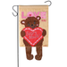 Love You Beary Much Crazy Legs Garden Flag