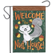 Welcome to the Nuthouse Garden Flag