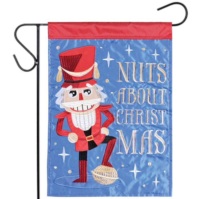 Nuts About Christmas Garden Flag