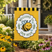 Welcome to Our Hive Applique Garden Flag