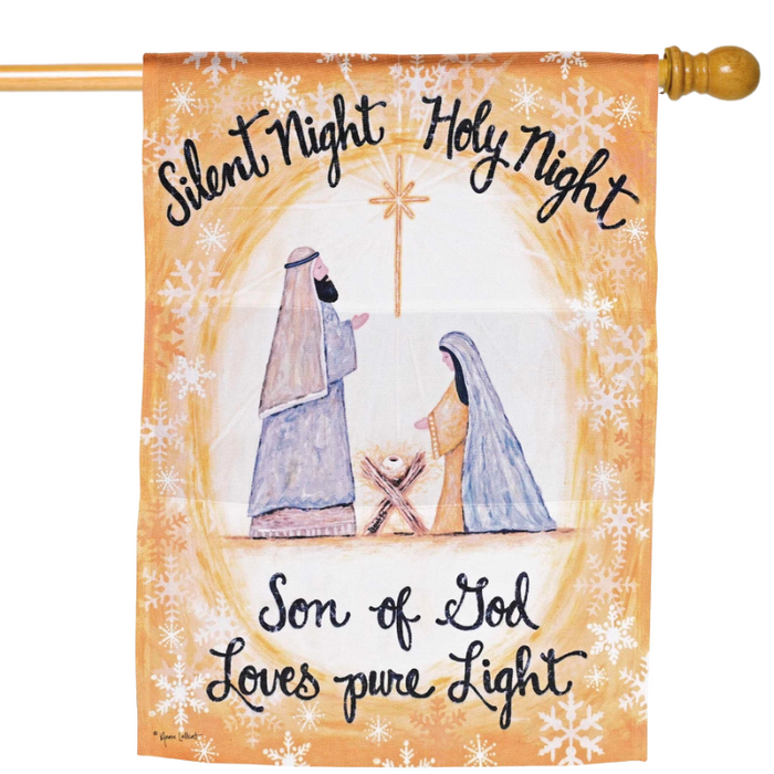 Holy Family Loves Pure Light Banner Flag